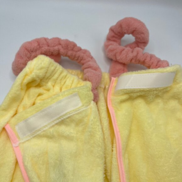 4 Pcs Cartoon Coral Fleece Bath Towel Set，Wearable Bath Towel - Picture 7 of 7